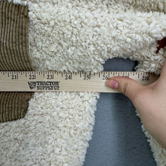 REVOLVE Blank NYC Abbi Corduroy-Trimmed Sherpa Jacket Size S - Picture 13 of 14